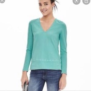 NWT Banana Republic dome bead sweater
